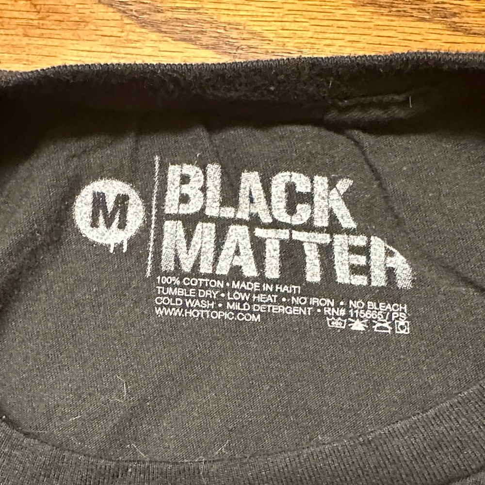 Black Matter Black Tee with Corgi Galaxy Print - Picture 2 of 7
